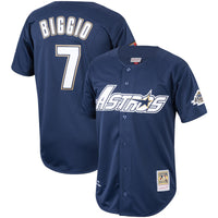 Craig Biggio Houston Astros Baseball Jersey, Navy Authentic Sportswear Jersey Shirt, Lightweight Breathable Athletic Jersey, Casual Gift for Men