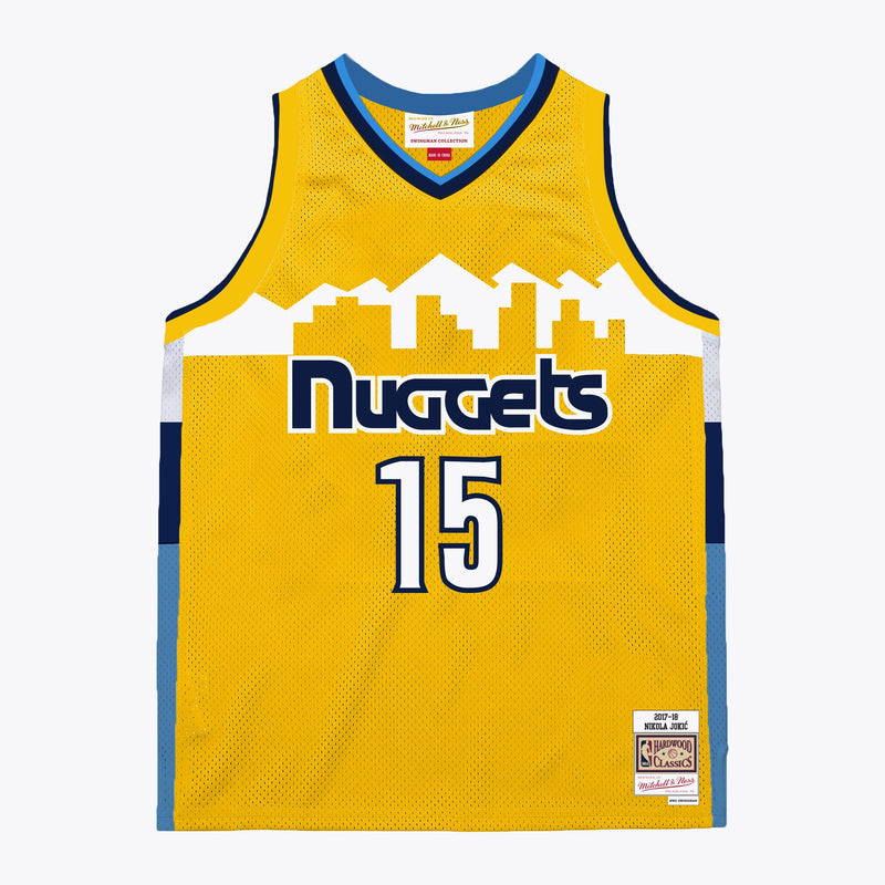 Swingman Jersey Denver Nuggets Basketball Jersey, Sportswear Jersey Shirt, Sleeveless Athletic Tank Jersey, Casual Gift for Men, Style 203390578