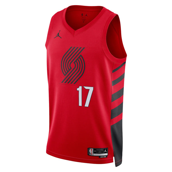 Portland Trail Blazers Statement Edition Swingman Jersey - Red - Shaedon Sharpe