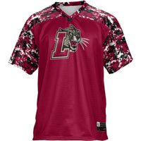 Lafayette College Leopards Football Jersey, Maroon Sportswear Jersey Shirt, Lightweight Breathable Athletic Jersey, Casual Gift for Men