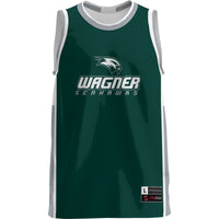 Wagner College Seahawks Basketball Jersey, Green Lightweight Sportswear Jersey Shirt, Sleeveless Athletic Tank Jersey, Casual Gift for Men