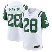Curtis Martin New York Jets Football Jersey, White Game Sportswear Jersey Shirt, Lightweight Breathable Athletic Jersey, Casual Gift for Men