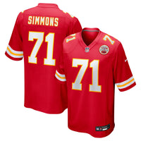 Josh Simmons Kansas City Chiefs Football Jersey, Sportswear Jersey Shirt, Lightweight Athletic Jersey, Casual Gift for Men, Style 201359700