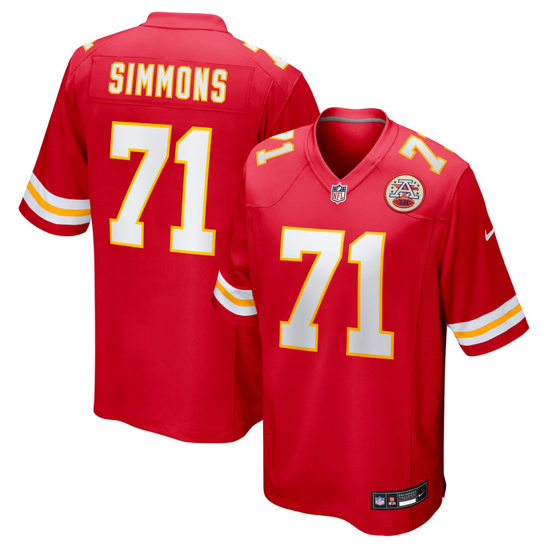 Josh Simmons Kansas City Chiefs Football Jersey, Sportswear Jersey Shirt, Lightweight Athletic Jersey, Casual Gift for Men, Style 201359700
