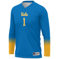 UCLA Bruins Volleyball Jersey, Royal Lightweight Sportswear Jersey Shirt, Lightweight Breathable Athletic Jersey, Casual Gift for Men