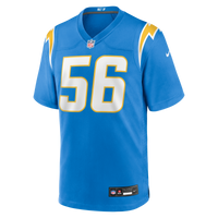 Kanai Mauga Los Angeles Chargers Football Jersey, Powder Sportswear Jersey Shirt, Lightweight Breathable Athletic Jersey, Casual Gift for Men