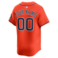 Houston Astros Baseball Jersey, Orange Sportswear Jersey Shirt, Lightweight Breathable Athletic Jersey, Casual Gift for Men, Style 202753841