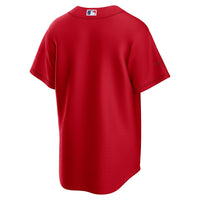 England National Team x MLB Red Stadium Replica Baseball Jersey, Sportswear Jersey Shirt, Lightweight Athletic Jersey, Casual Gift for Men