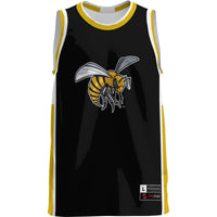 Alabama State Hornets Basketball Jersey, Gold Lightweight Sportswear Jersey Shirt, Sleeveless Athletic Tank Jersey, Casual Gift for Men