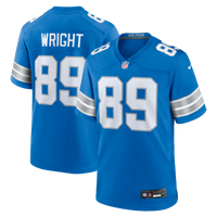 Brock Wright Detroit Lions Football Jersey, Blue Game Sportswear Jersey Shirt, Lightweight Breathable Athletic Jersey, Casual Gift for Men
