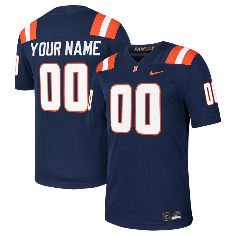 Illinois Fighting Illini Football Jersey, Sportswear Jersey Shirt, Lightweight Breathable Athletic Jersey, Casual Gift for Men, Style 200461652