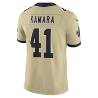 Alvin Kamara New Orleans Saints Football Jersey, Gold Sportswear Jersey Shirt, Lightweight Breathable Athletic Jersey, Casual Gift for Men