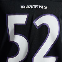 Ray Lewis Baltimore Ravens Football Jersey, Black Game Sportswear Jersey Shirt, Lightweight Breathable Athletic Jersey, Casual Gift for Men