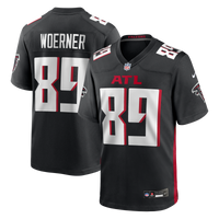 Charlie Woerner Atlanta Falcons Football Jersey, Black Game Sportswear Jersey Shirt, Lightweight Breathable Athletic Jersey, Casual Gift for Men