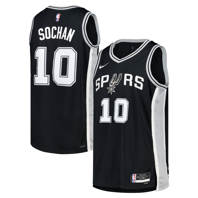 Jeremy Sochan- San Antonio Spurs Basketball Jersey, Basketball Sportswear Jersey Shirt, Sleeveless Athletic Tank Jersey, Casual Gift for Men