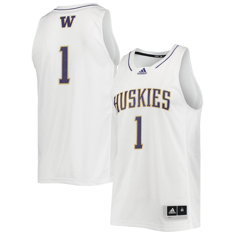 Washington Huskies Basketball Jersey, White Swingman Sportswear Jersey Shirt, Sleeveless Athletic Tank Jersey, Casual Gift for Men