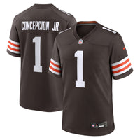 KC Concepcion Cleveland Browns Football Jersey, Brown Game Sportswear Jersey Shirt, Lightweight Breathable Athletic Jersey, Casual Gift for Men