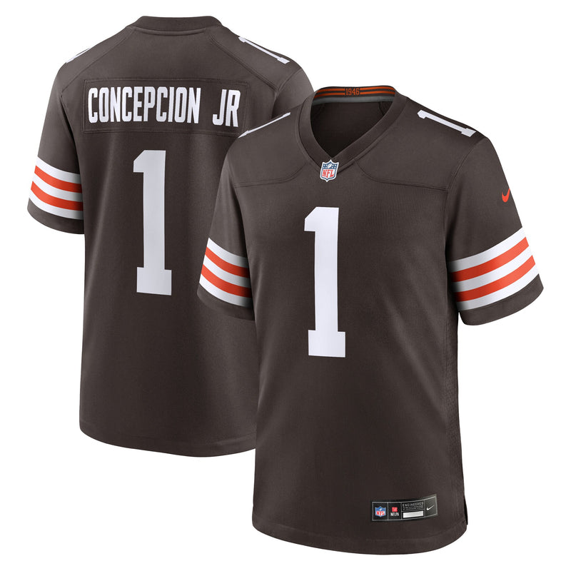 KC Concepcion Cleveland Browns Football Jersey, Brown Game Sportswear Jersey Shirt, Lightweight Breathable Athletic Jersey, Casual Gift for Men