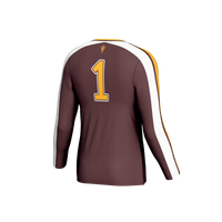 Arizona State Sun Devils Volleyball Jersey, Maroon Fashion Sportswear Jersey Shirt, Lightweight Breathable Athletic Jersey, Casual Gift for Men