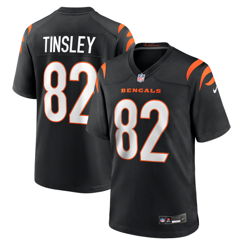 Mitchell Tinsley Cincinnati Bengals Football Jersey, Black Sportswear Jersey Shirt, Lightweight Breathable Athletic Jersey, Casual Gift for Men