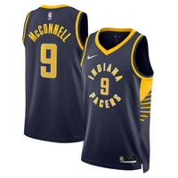 T.J. McConnell Indiana Pacers Basketball Jersey, Navy Swingman Sportswear Jersey Shirt, Sleeveless Athletic Tank Jersey, Casual Gift for Men