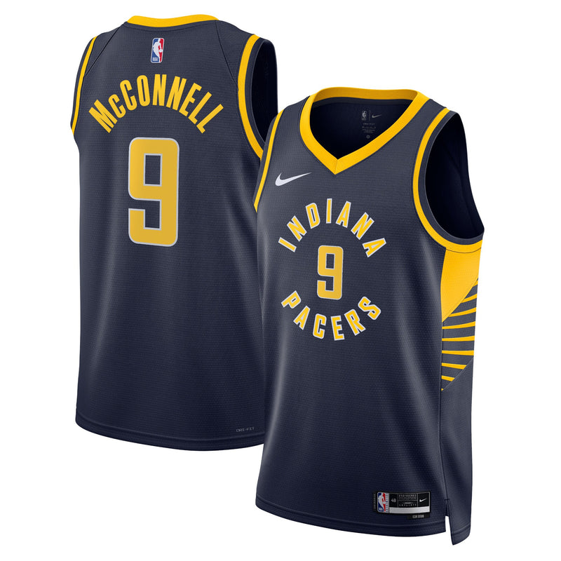 T.J. McConnell Indiana Pacers Basketball Jersey, Navy Swingman Sportswear Jersey Shirt, Sleeveless Athletic Tank Jersey, Casual Gift for Men