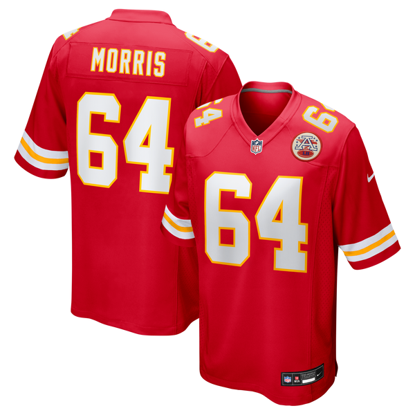 Kansas City Chiefs Wanya Morris Red Game Jersey