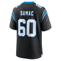 Nick Samac Carolina Panthers Football Jersey, Black Game Sportswear Jersey Shirt, Lightweight Breathable Athletic Jersey, Casual Gift for Men