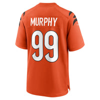 Myles Murphy Cincinnati Bengals Football Jersey, Orange Sportswear Jersey Shirt, Lightweight Breathable Athletic Jersey, Casual Gift for Men