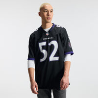 Ray Lewis Baltimore Ravens Football Jersey, Black Game Sportswear Jersey Shirt, Lightweight Breathable Athletic Jersey, Casual Gift for Men
