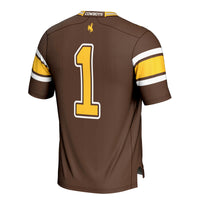 Brown Football Jersey, Sportswear Jersey Shirt, Lightweight Breathable Athletic Jersey, Casual Gift for Men, Style 200689727