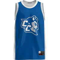 Central Connecticut State Blue Devils Basketball Jersey, Sportswear Jersey Shirt, Sleeveless Athletic Tank Jersey, Casual Gift for Men