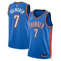 Chet Holmgren Oklahoma City Thunder Basketball Jersey, Blue Sportswear Jersey Shirt, Sleeveless Athletic Tank Jersey, Casual Gift for Men