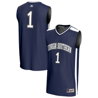Georgia Southern Eagles Basketball Jersey, Blue Fashion Sportswear Jersey Shirt, Sleeveless Athletic Tank Jersey, Casual Gift for Men