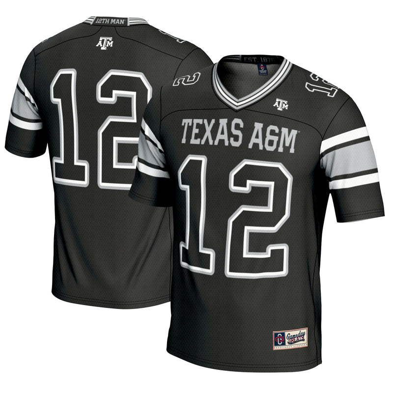 Texas A&M Aggies Football Jersey, Black Fashion Lightweight Sportswear Jersey Shirt, Lightweight Breathable Athletic Jersey, Casual Gift for Men