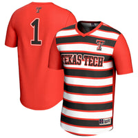 Texas Tech Red Raiders Soccer Jersey, Fashion Lightweight Sportswear Jersey Shirt, Lightweight Breathable Athletic Jersey, Casual Gift for Men