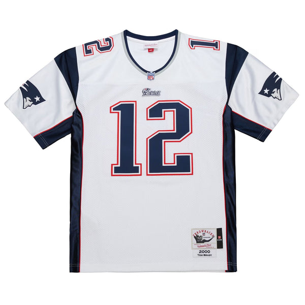 New England Patriots Tom Brady White 2000 Big & Tall Legacy Replica Jersey
