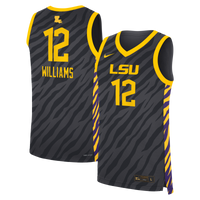 LSU Tigers Basketball Jersey, Anthracite Replica Sportswear Jersey Shirt, Sleeveless Athletic Tank Jersey, Casual Gift for Men, Style 202754090