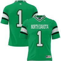 North Dakota Football Jersey, Kelly Green Sportswear Jersey Shirt, Lightweight Breathable Athletic Jersey, Casual Gift for Men, Style 5234328