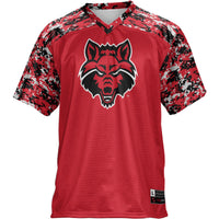 Arkansas State Red Wolves Football Jersey, Scarlet Sportswear Jersey Shirt, Lightweight Breathable Athletic Jersey, Casual Gift for Men
