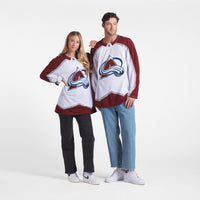 Colorado Avalanche Hockey Jersey, White Premium Sportswear Jersey Shirt, Long Sleeve Hockey Sweater Jersey, Casual Gift for Men, Style 202015722