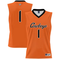 Oklahoma State Cowboys Lightweight Basketball Jersey, Orange Sportswear Jersey Shirt, Sleeveless Athletic Tank Jersey, Casual Gift for Men