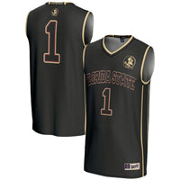 Florida State Seminoles Basketball Jersey, Black Lightweight Sportswear Jersey Shirt, Sleeveless Athletic Tank Jersey, Casual Gift for Men