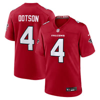 Jahan Dotson Atlanta Falcons Football Jersey, Red Game Sportswear Jersey Shirt, Lightweight Breathable Athletic Jersey, Casual Gift for Men