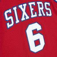 Philadelphia 76ers Basketball Jersey, Scarlet Authentic Sportswear Jersey Shirt, Sleeveless Athletic Tank Jersey, Casual Gift for Men