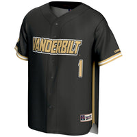 Vanderbilt Commodores Baseball Jersey, Sportswear Jersey Shirt, Lightweight Breathable Athletic Jersey, Casual Gift for Men, Style 200098782