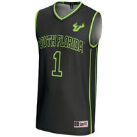South Florida Bulls Basketball Jersey, Black Lightweight Sportswear Jersey Shirt, Sleeveless Athletic Tank Jersey, Casual Gift for Men