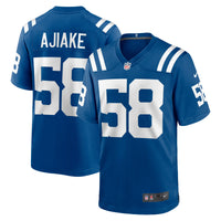 Austin Ajiake Indianapolis Colts Football Jersey, Royal Sportswear Jersey Shirt, Lightweight Breathable Athletic Jersey, Casual Gift for Men