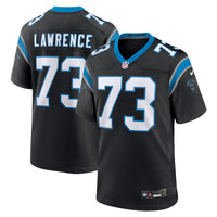 Rashard Lawrence Carolina Panthers Football Jersey, Black Sportswear Jersey Shirt, Lightweight Breathable Athletic Jersey, Casual Gift for Men