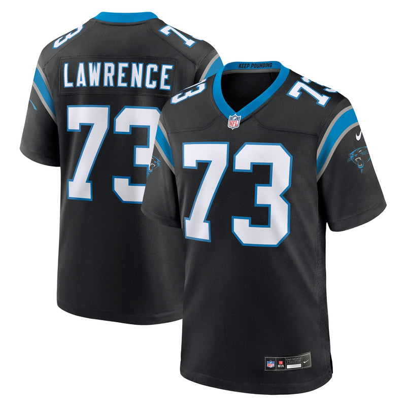 Rashard Lawrence Carolina Panthers Football Jersey, Black Sportswear Jersey Shirt, Lightweight Breathable Athletic Jersey, Casual Gift for Men
